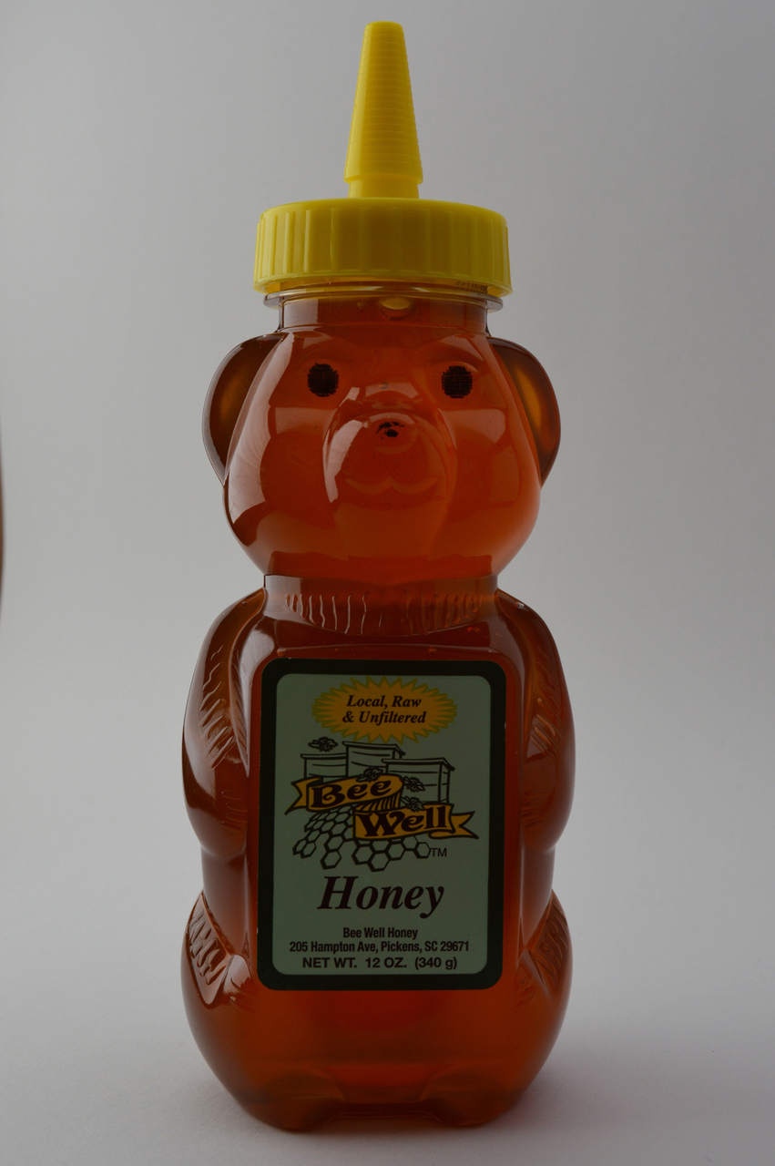 Raw Honey Wildflower Honey Bear Bee Well Honey