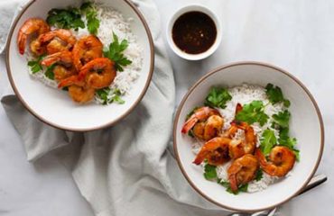 bourbon and honey glazed shrimp recipe