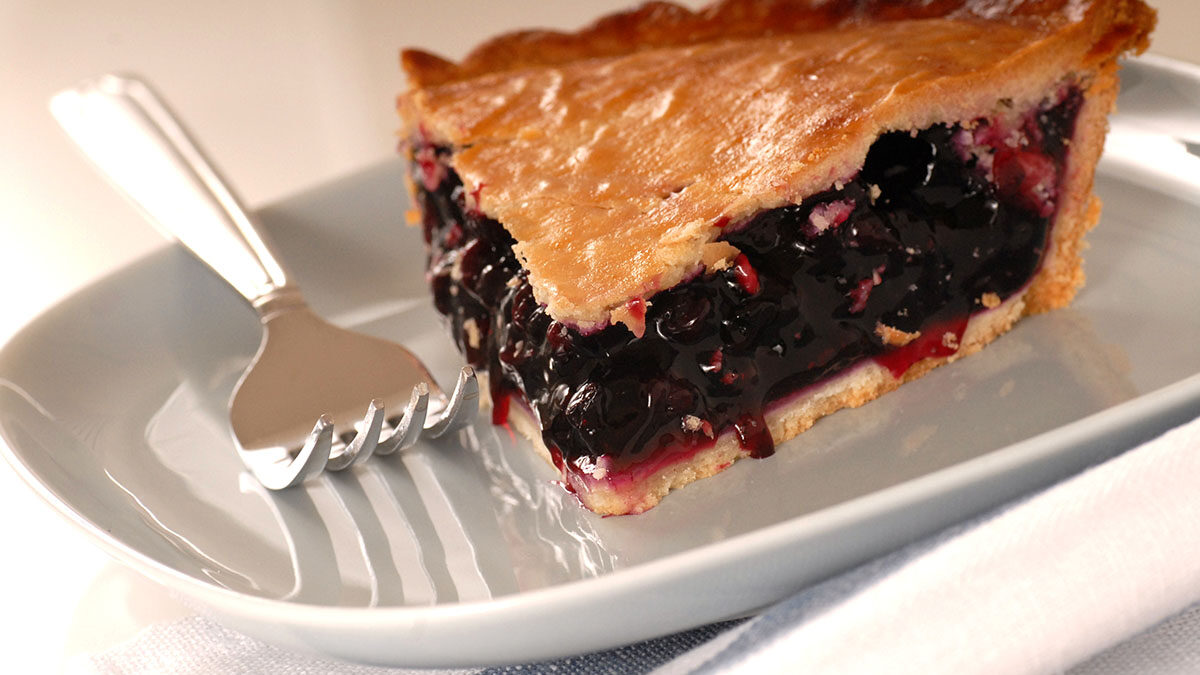 honey blueberry pie recipe