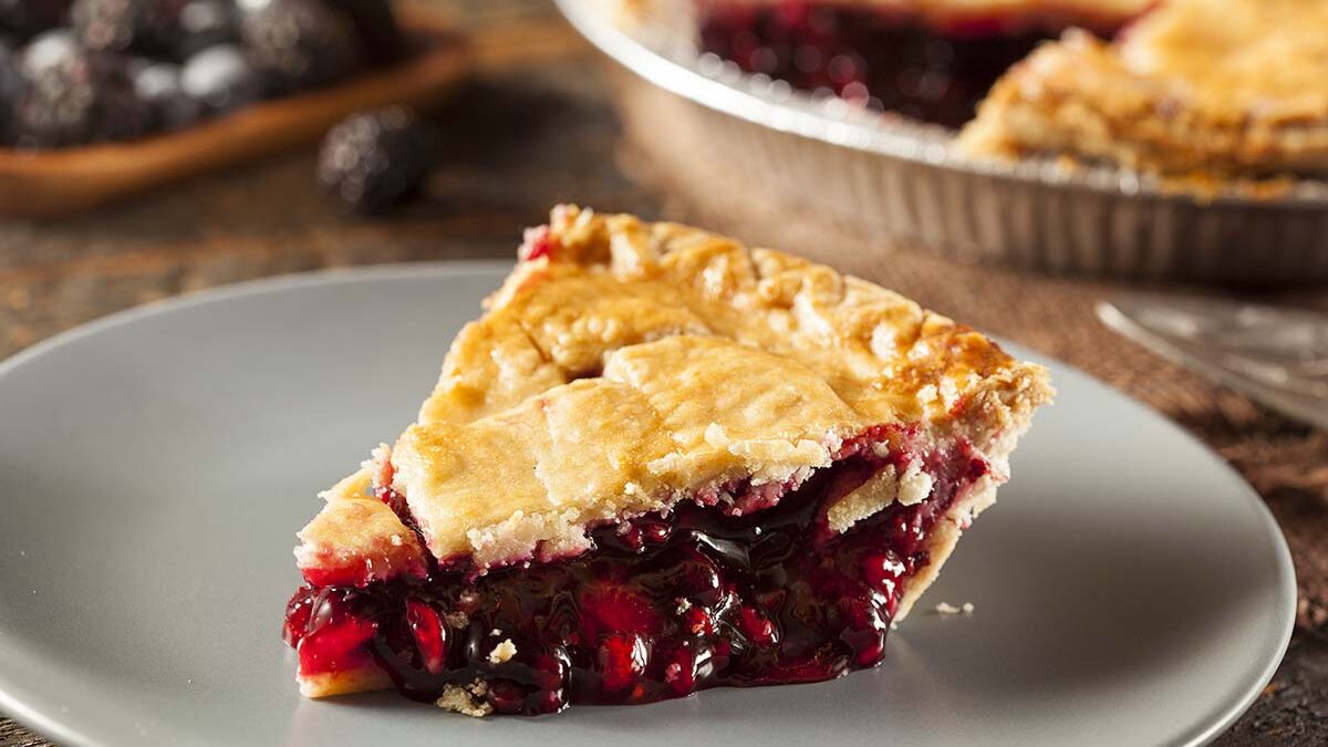 Homemade Flaky Crust Cherry Pie