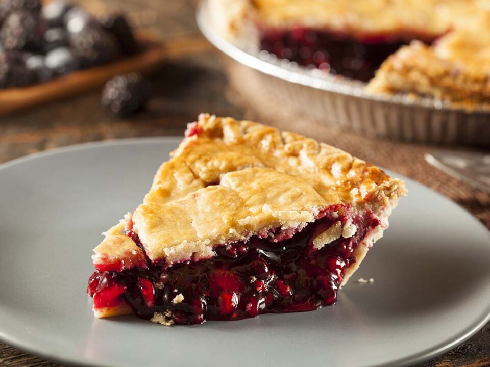 Homemade Flaky Crust Cherry Pie