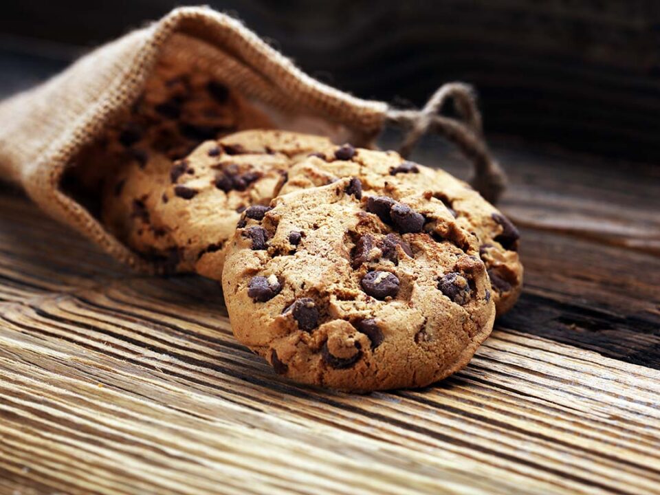 Honey Chocolate Chip Cookies