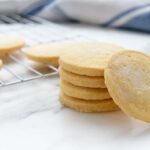 Honey Lemon Shortbread Cookies