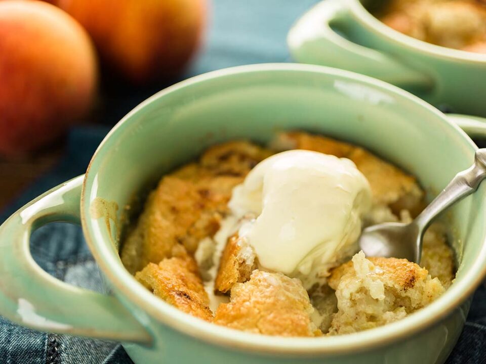 Honey Peach Cobbler