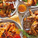 Grilled Salt-and-Pepper Chicken Wings With Honey Drizzle